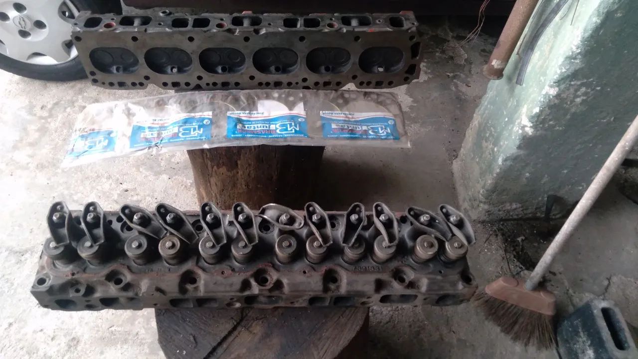 Cabeçote motor opala 6c usado final 831