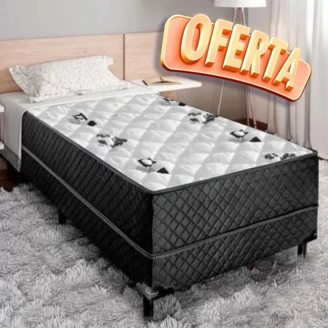 CAMA BOX SOLTEIRO - ENTREGA RÁPIDA - EMBALADO