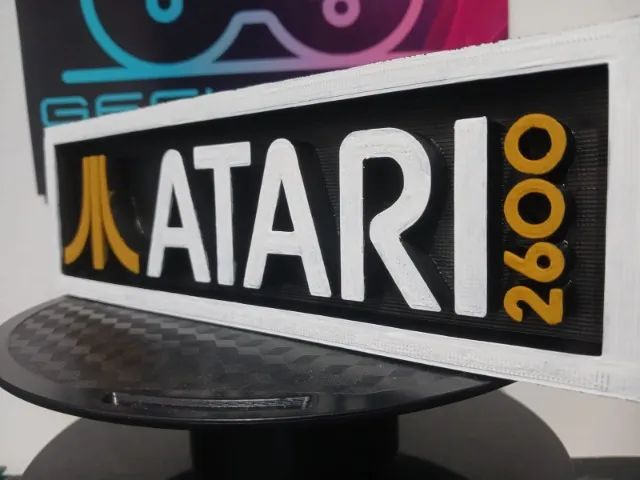 Placa decorativa 3D Atari 2600 - Foto 2