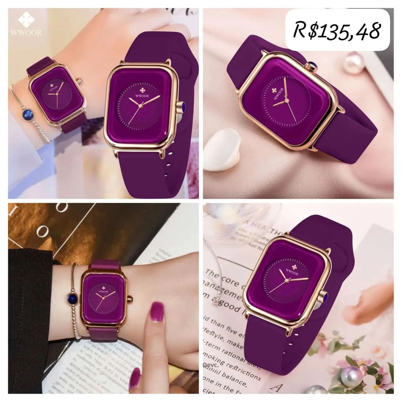 Relógio Feminino Digital Pulseira Silicone