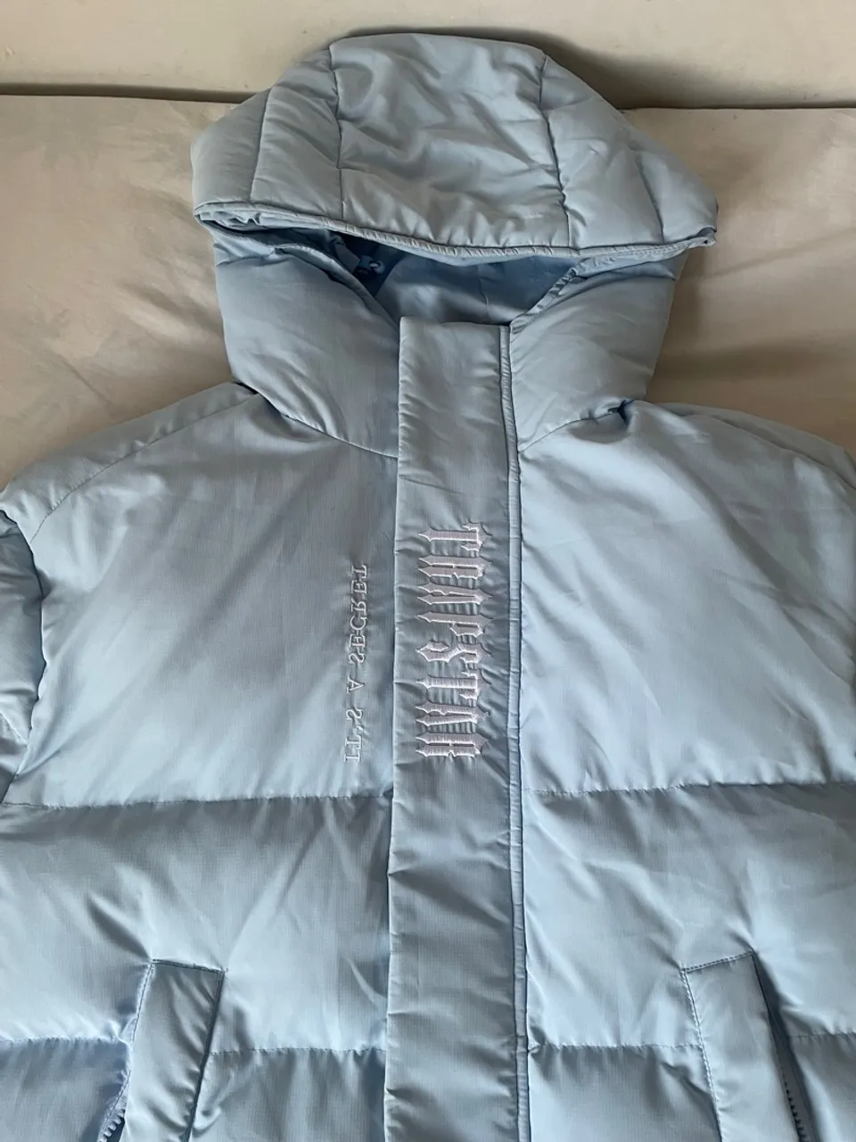 Jaqueta Puffer Trapstar Detachable Ice Blue