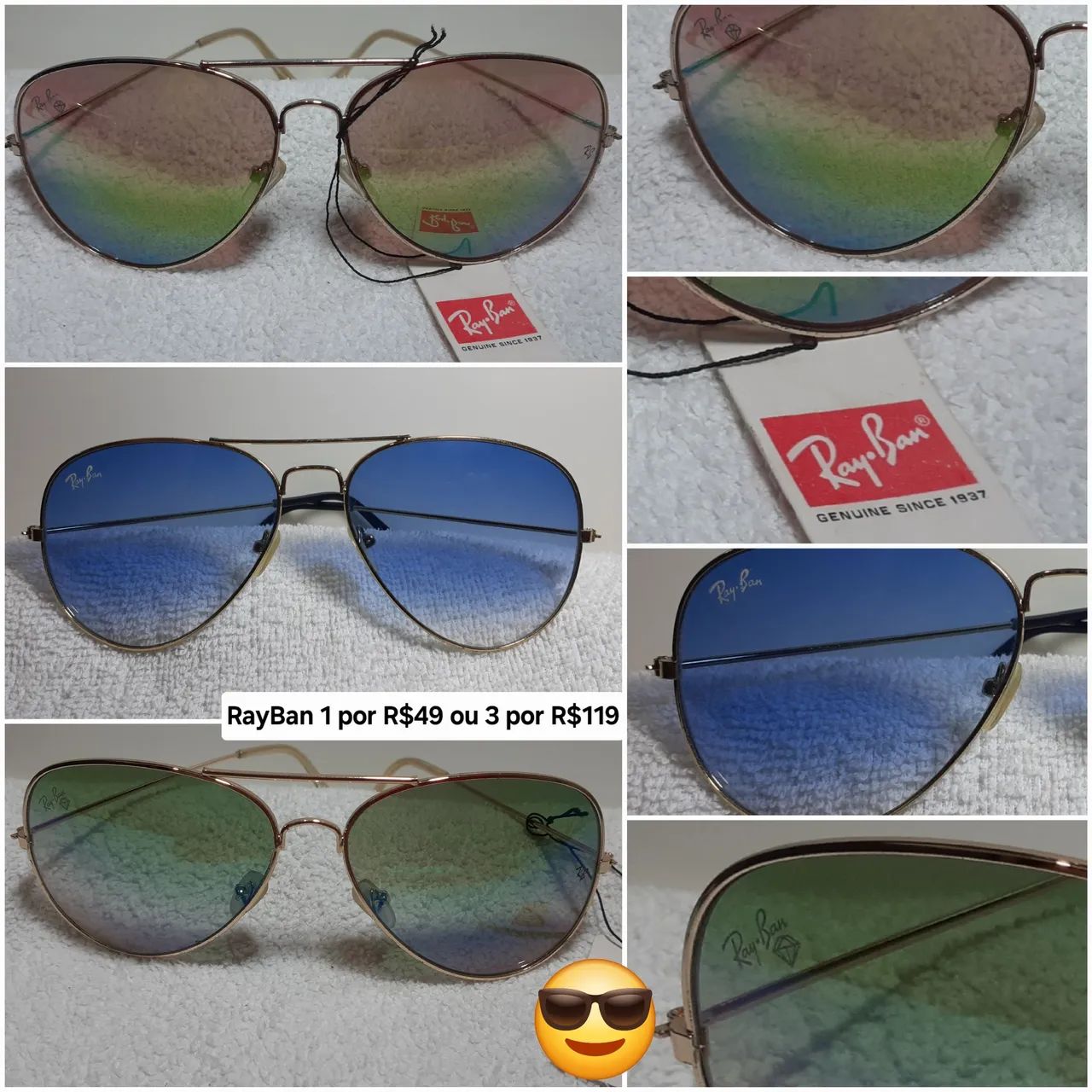 Óculos de Sol RayBan Espelhados