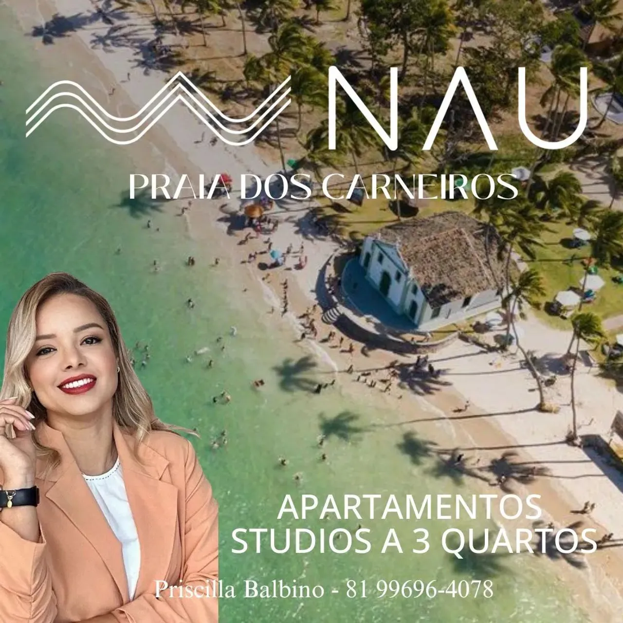 FLATS NA PRAIA DOS CARNEIROS | APARTAMENTOS STUDIOS, 1, 2, 3 QUARTOS | NAU HOME RESORT