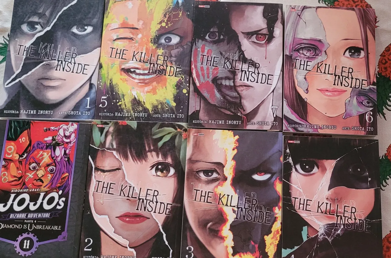 The Killer Inside - Volumes 1-7 + jojo adventure + jujustu kaisen