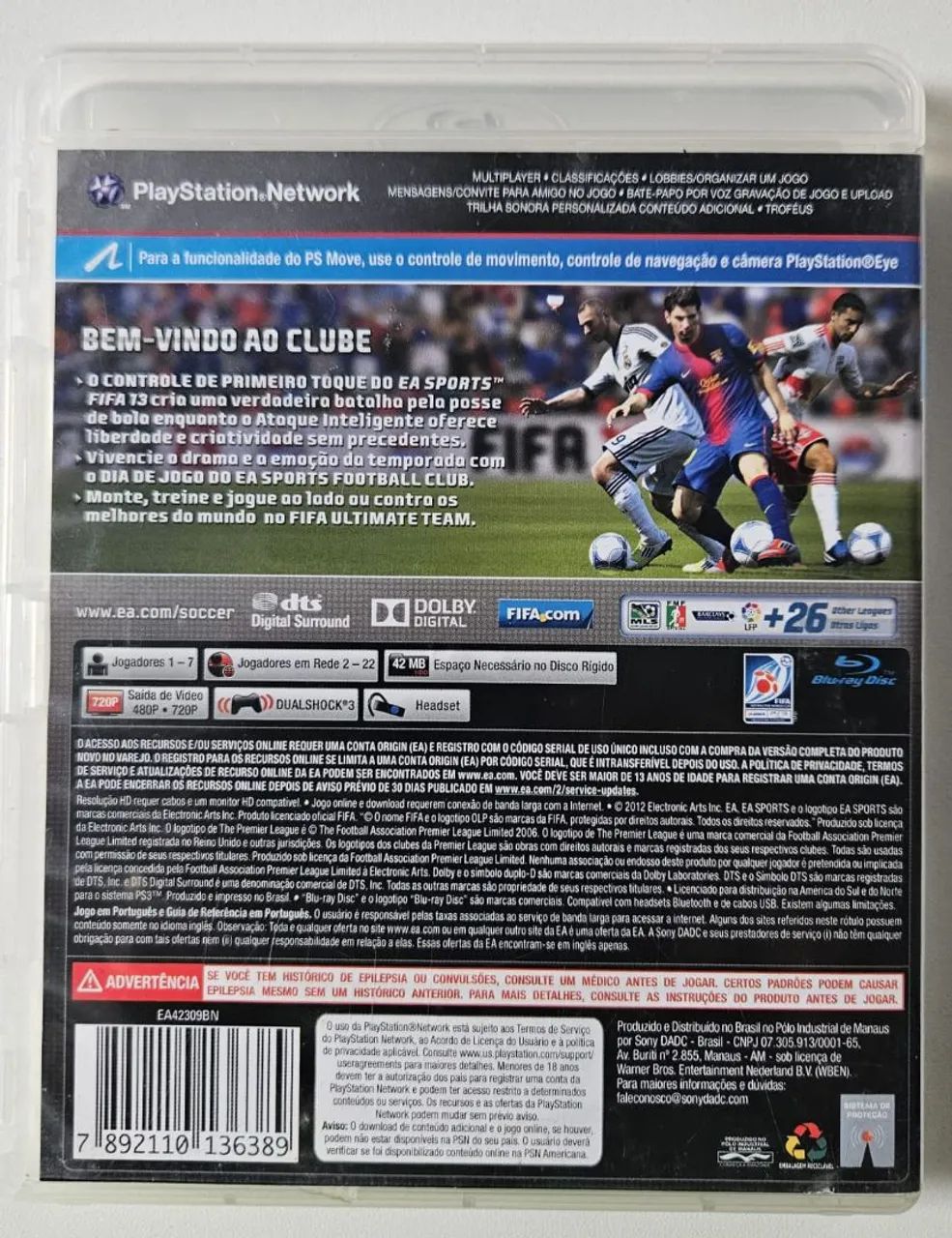 FIFA 13 ps3 original seminovo  - Foto 2