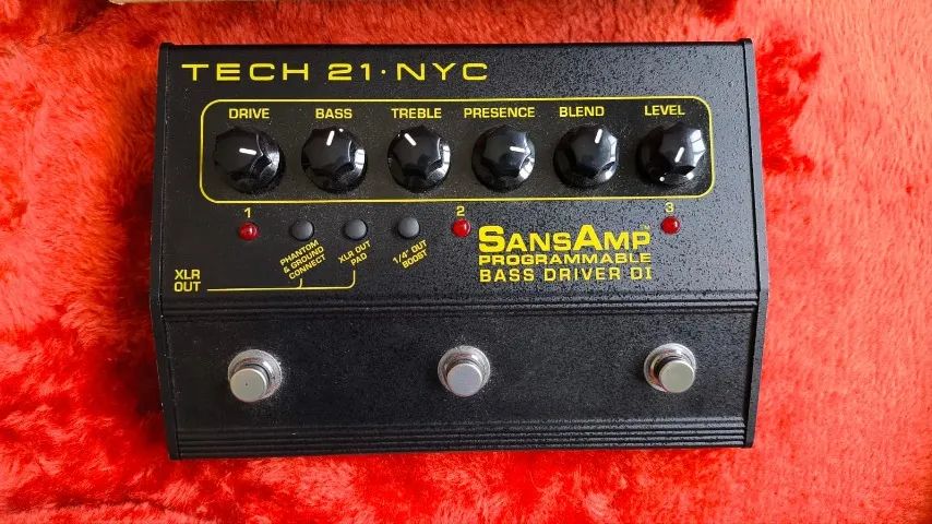 Pedal Sansamp Programmable Bass Driver Pbdr Tech 21 Nyc