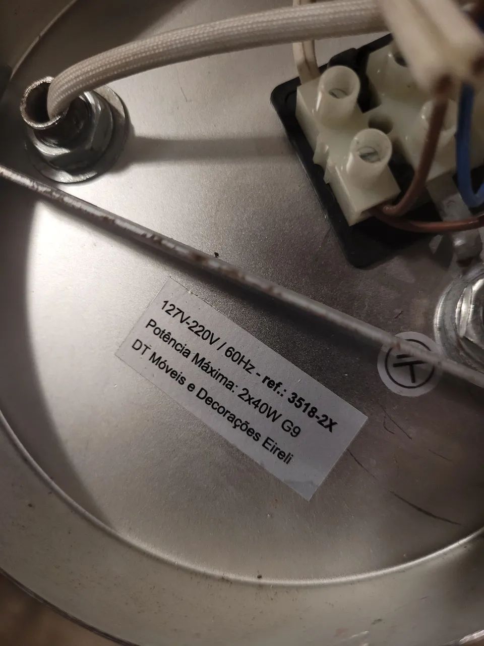 Luminária/Spot 3 Luzes em Cristal - Foto 2