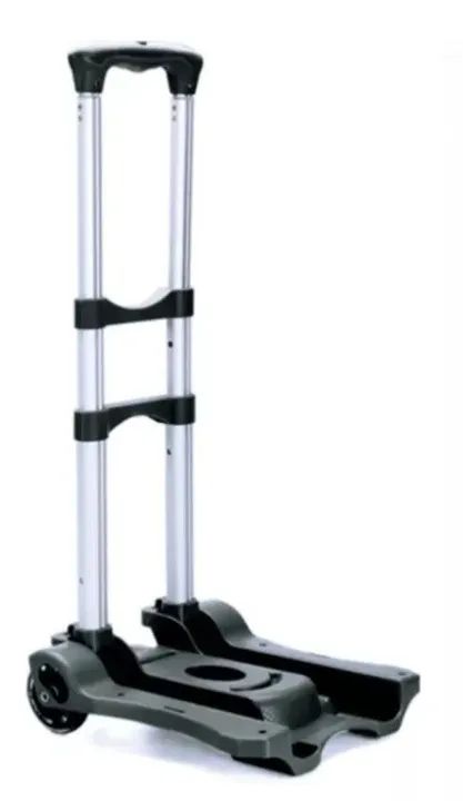 Carrinho de mão dobrável portátil para compras e transporte - Foto 4