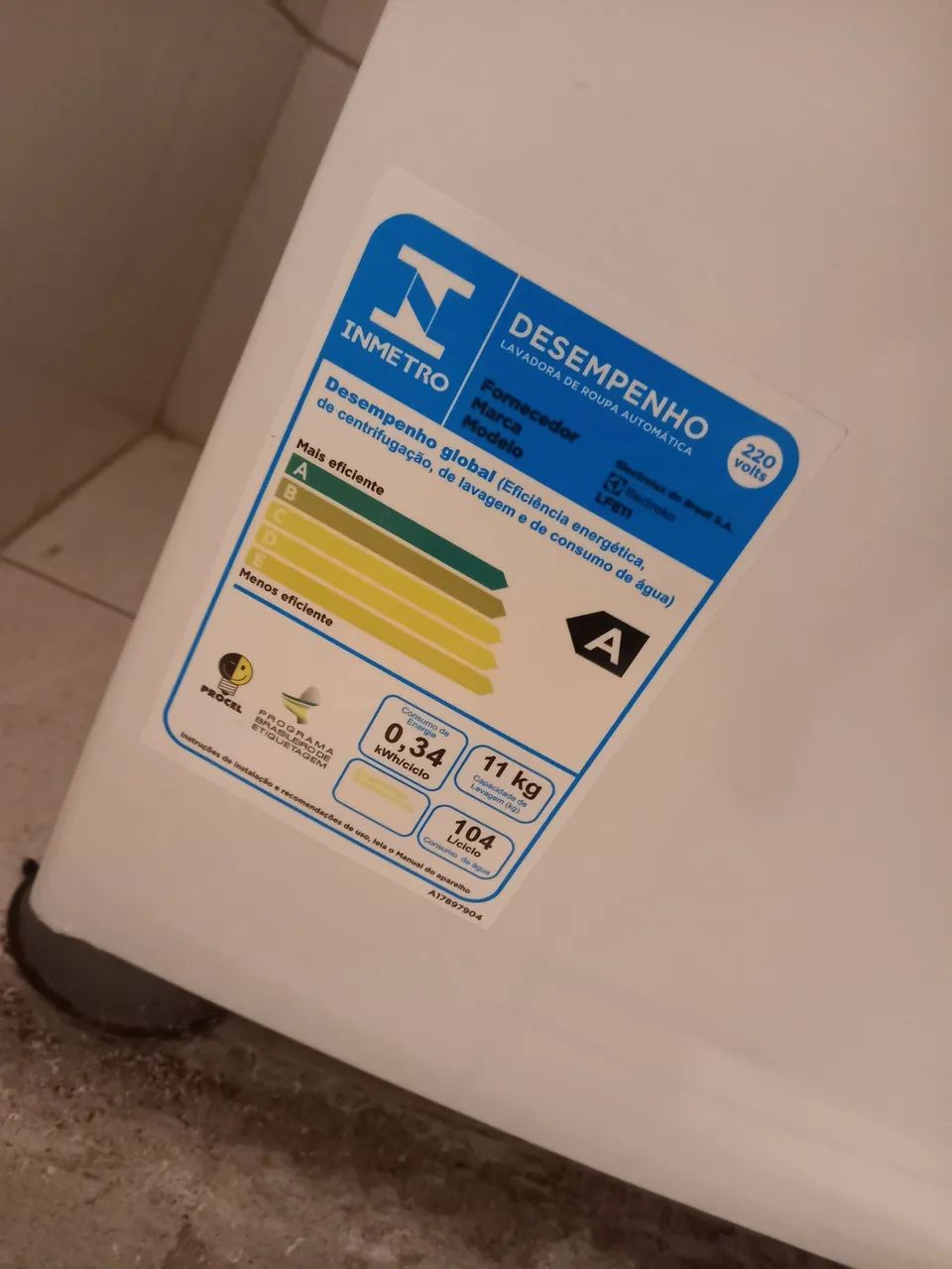 Máquina de Lavar Electrolux 11kg PremiumCare (LFE11) 220V - Foto 6