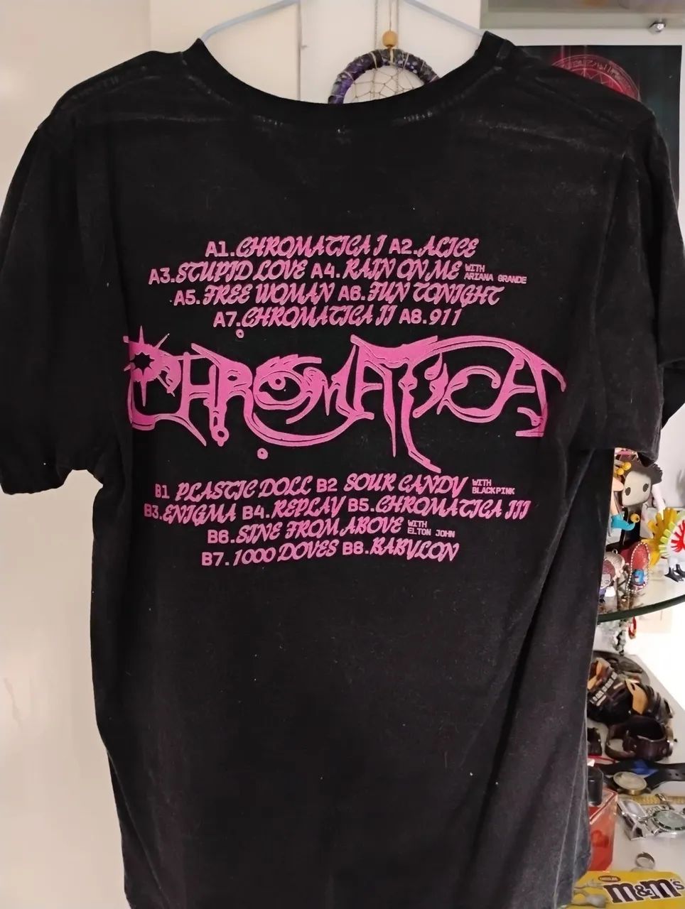 Camiseta estonada Lady Gaga Chromatica - P - Foto 3