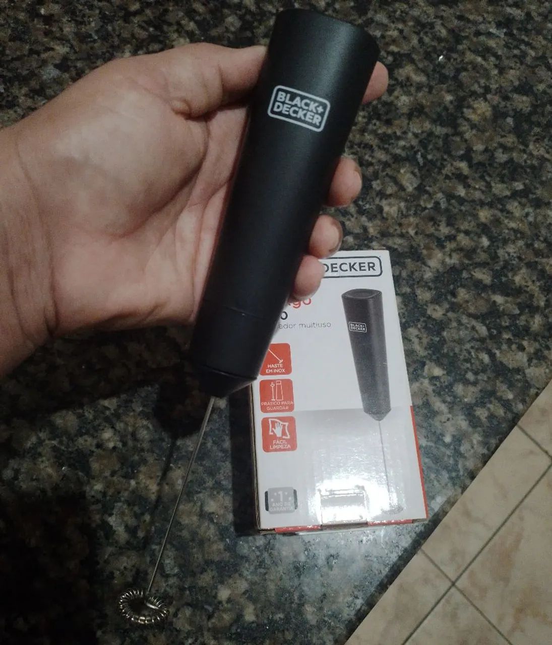 Misturador  Black+Decker Mix&Go M150 - Novo - Foto 3