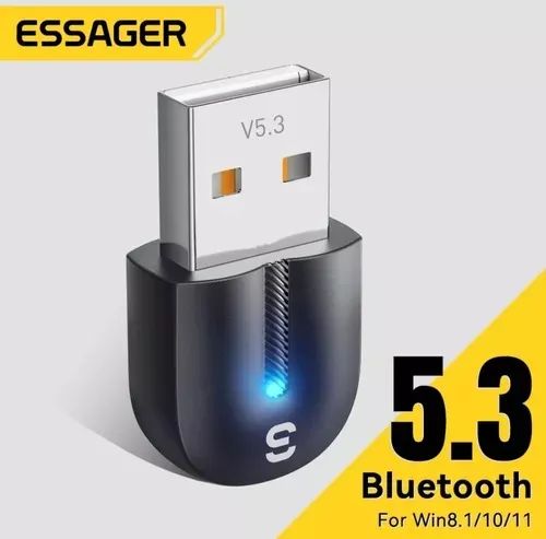 Adaptador Bluetooth 5.3 USB Essager Plug And Play