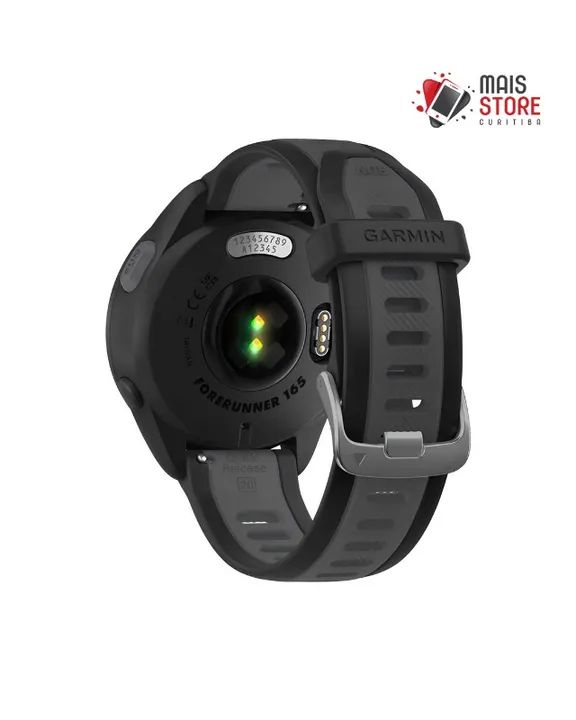 Relógio Garmin Forerunner 165 Music- Black/Slate Gray -010-02863-30 (Novo/Lacrado) - Foto 2