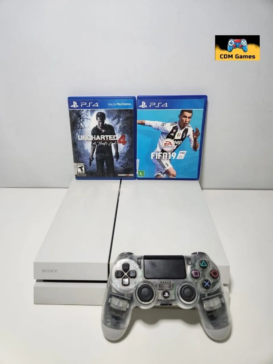 Ps4 Edição Especial Branca 1350.00 - 3 Meses de Garantia  - Não Aceito Oferta 