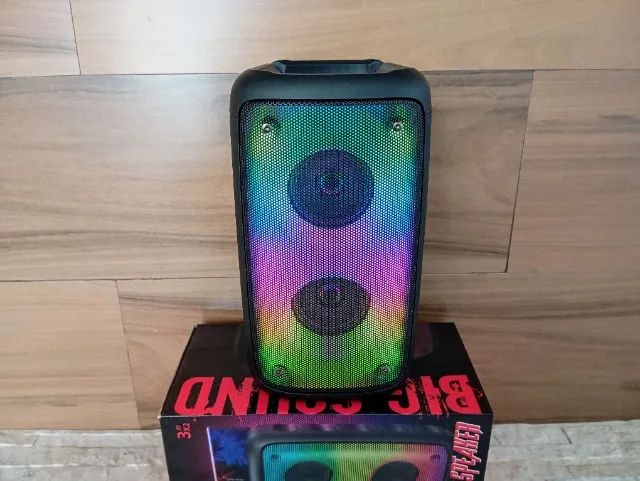 Caixa de Som Bluetooth RGB KTS 20w Potência - Foto 3