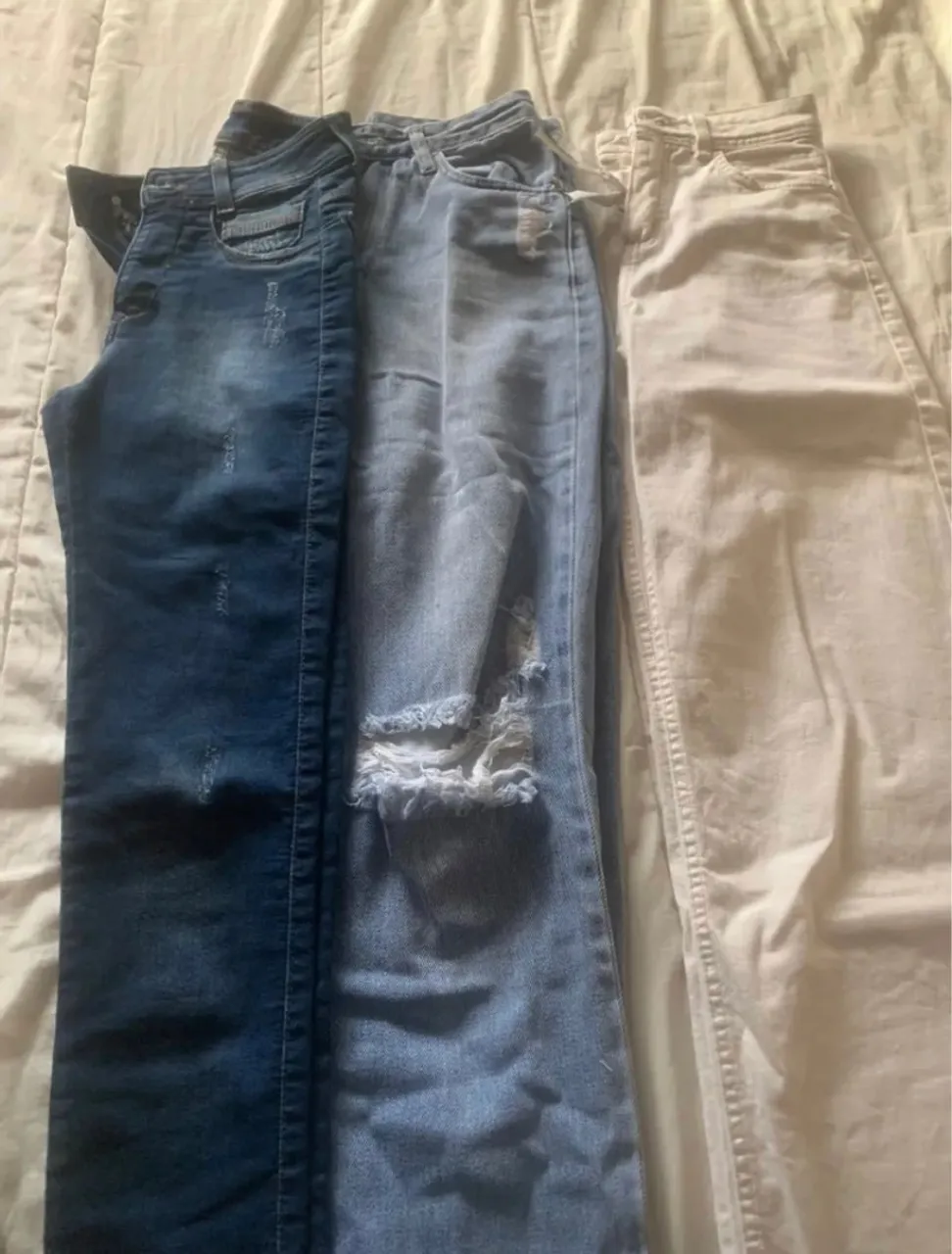 Calças Jeans brim