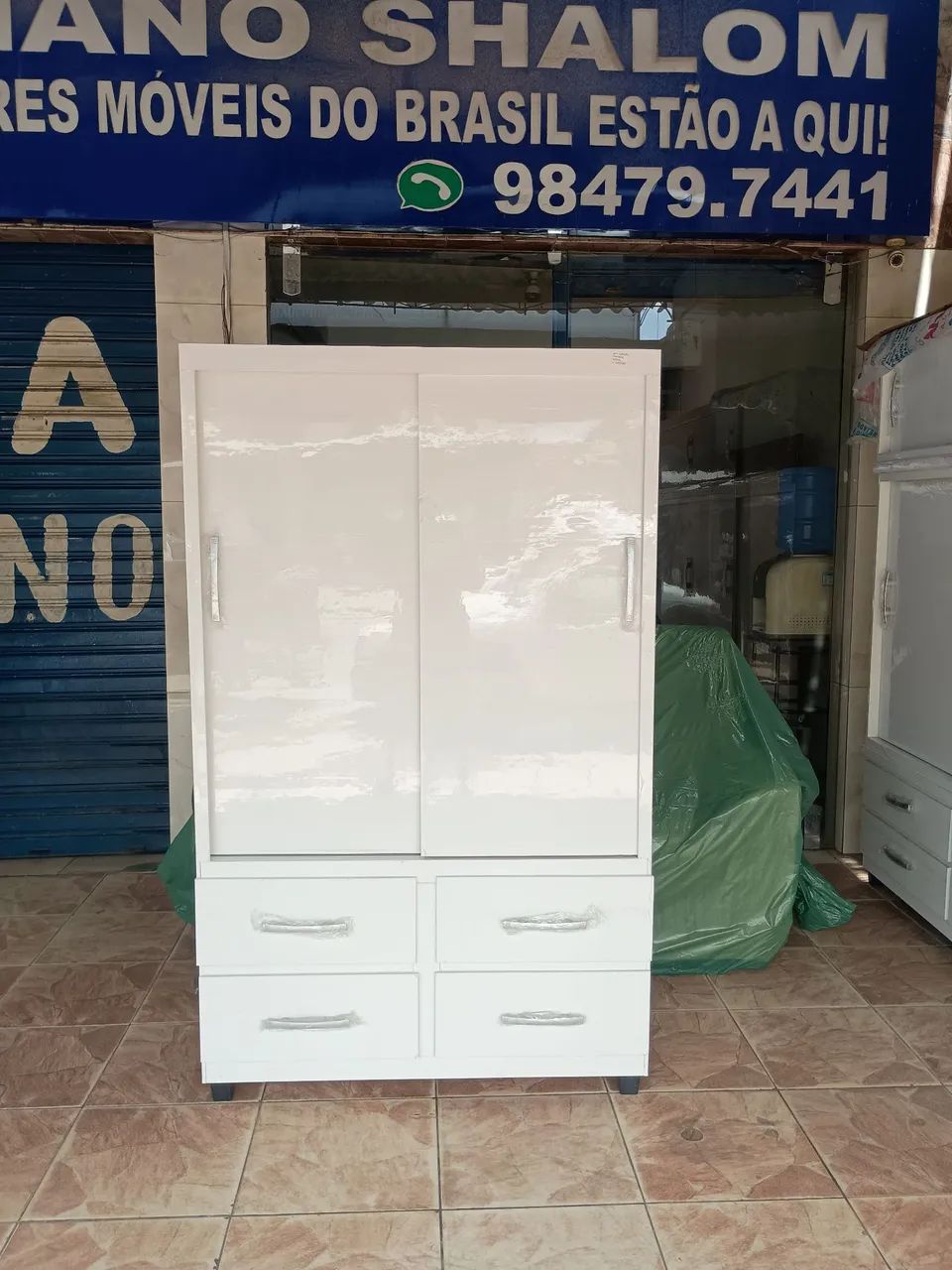 Guarda Roupas em bloco de madeira Solteirão 