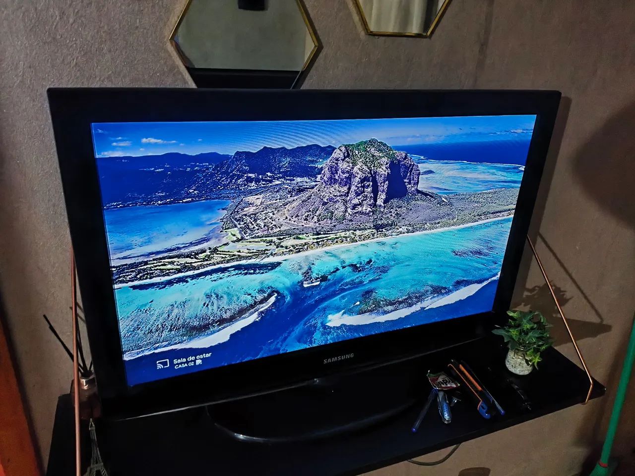 Tv Samsung 32 funcionando
