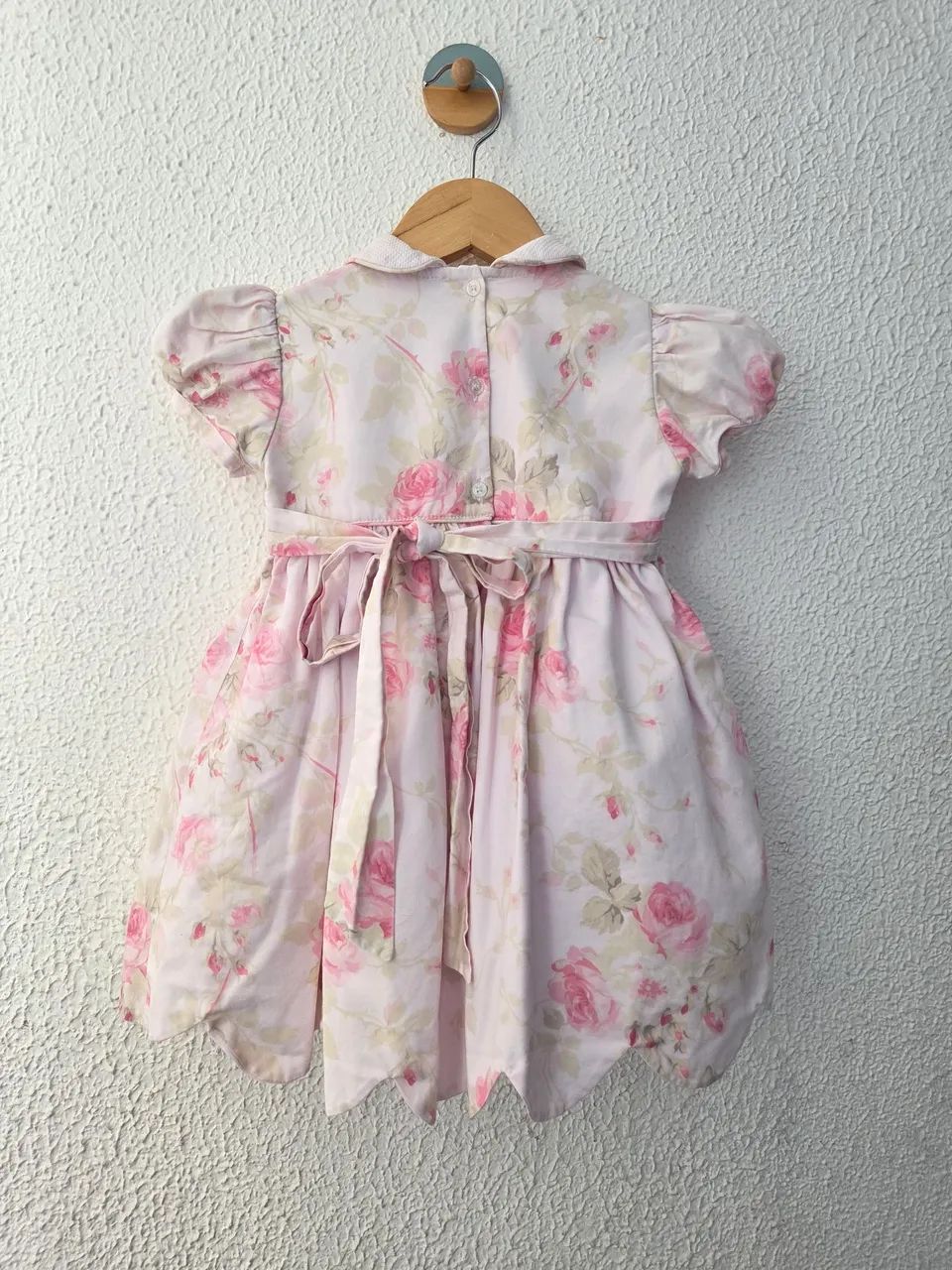 vestido de festa mio bebe floral rosa 12-18m - Foto 2