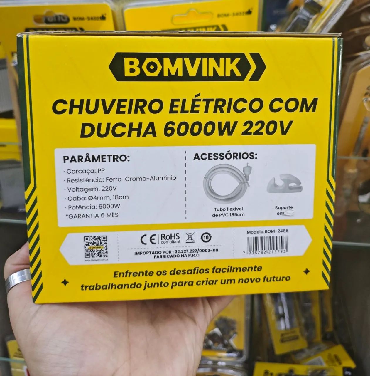Chuveiro com Ducha 6000W - 220v - Foto 2