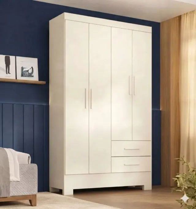 Guarda Roupa Rubi /Branco