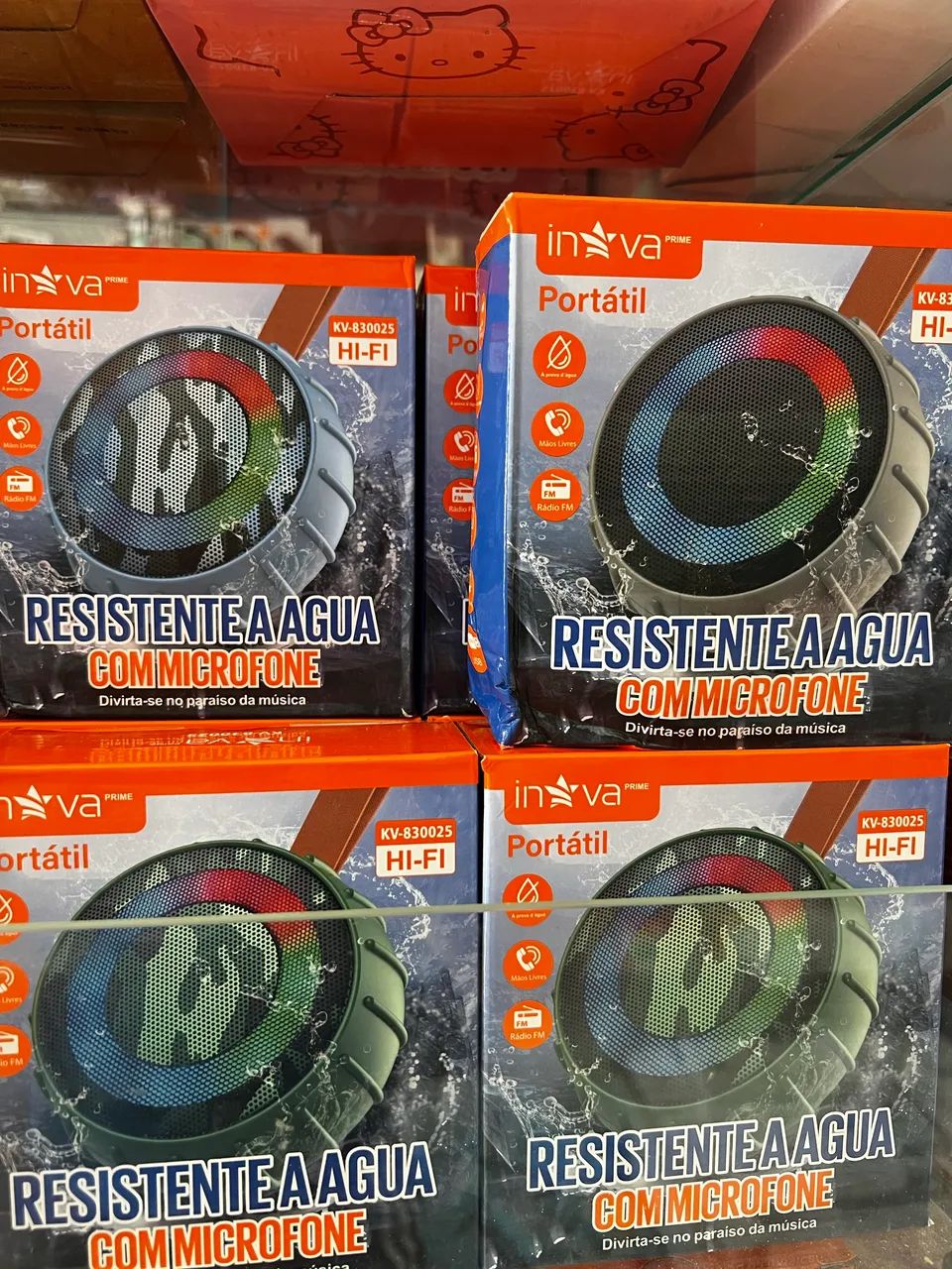 Caixa de som Portátil Resistente à Água Hi-fi