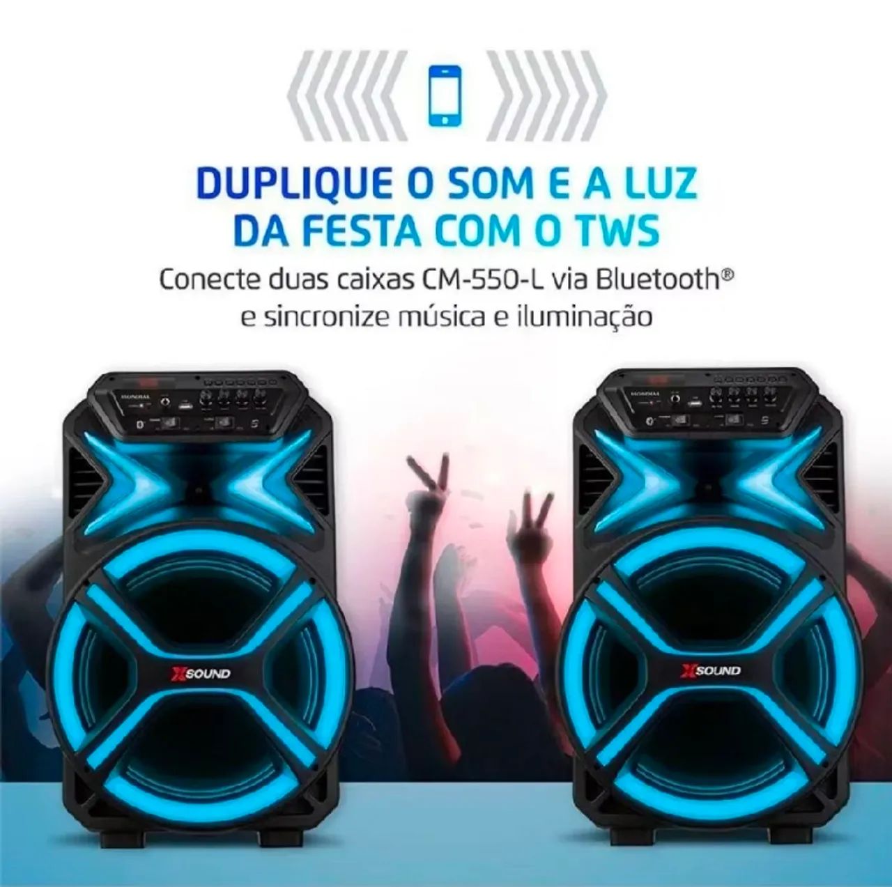 CAIXA DE SOM MONDIAL CM 550 L - Foto 4