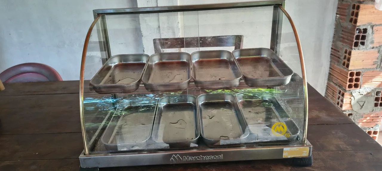 Estufa pra salgados e uma chapa pra churrasco  - Foto 2