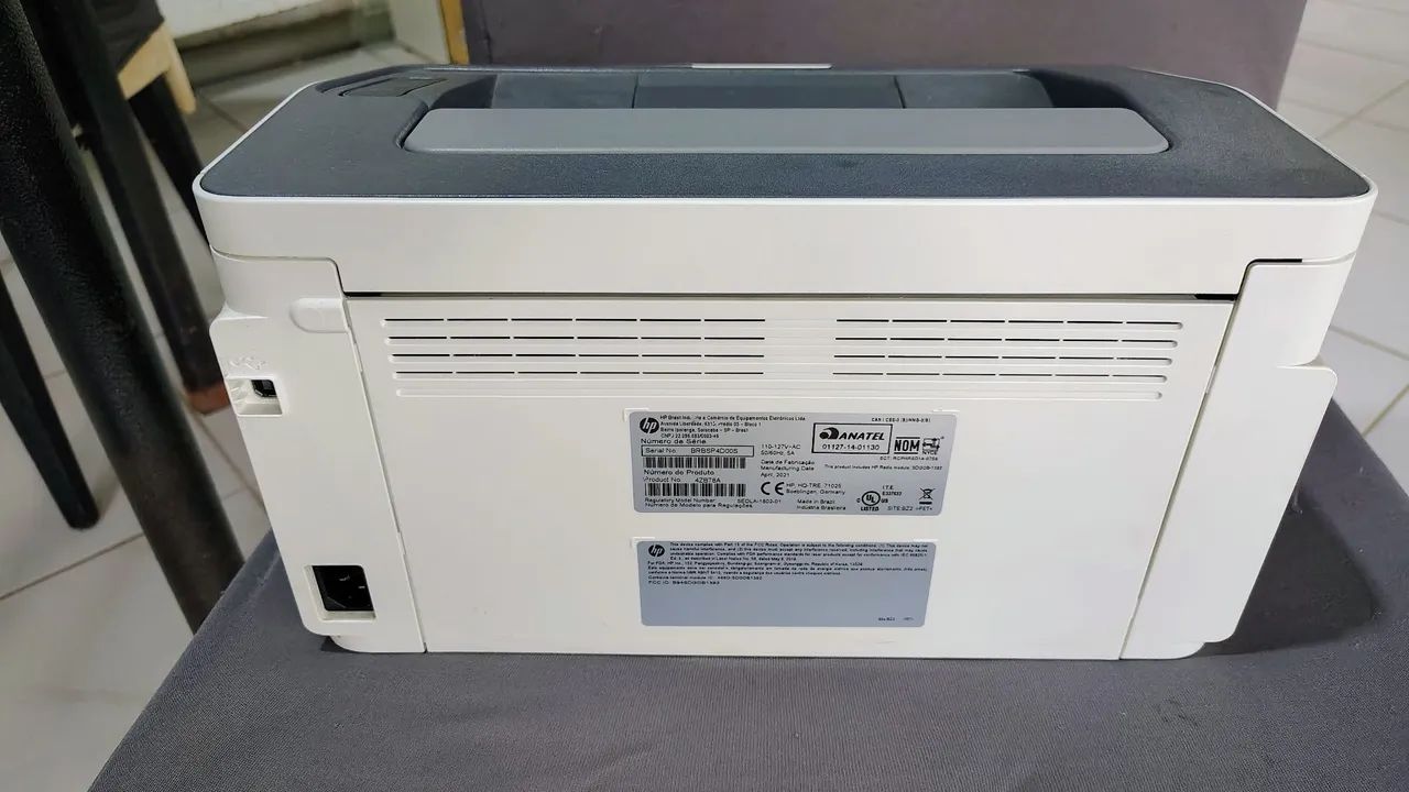 Impressora HP Laser 107w  - Funcionando Perfeitamente - Foto 4