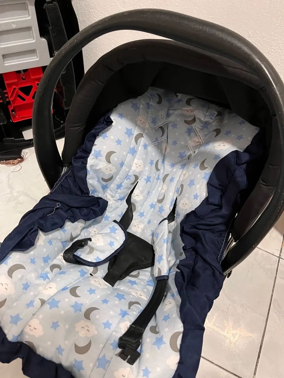 Bebê conforto Burigotto com suporte e capa - Foto 3