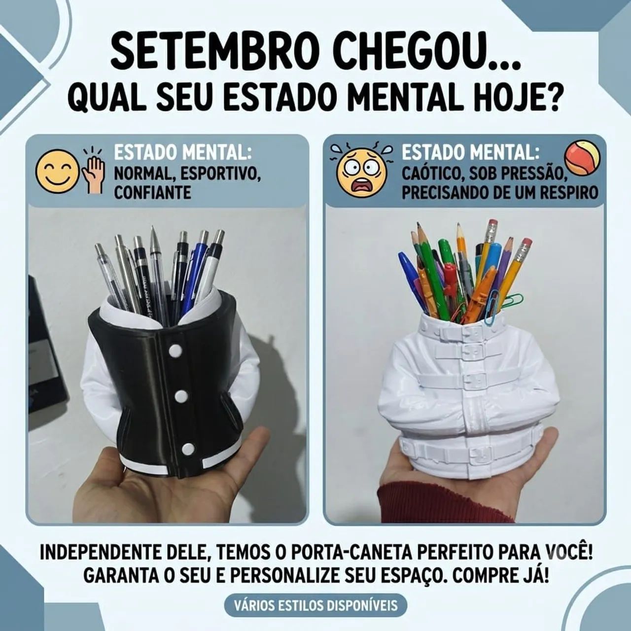 Porta caneta 3D