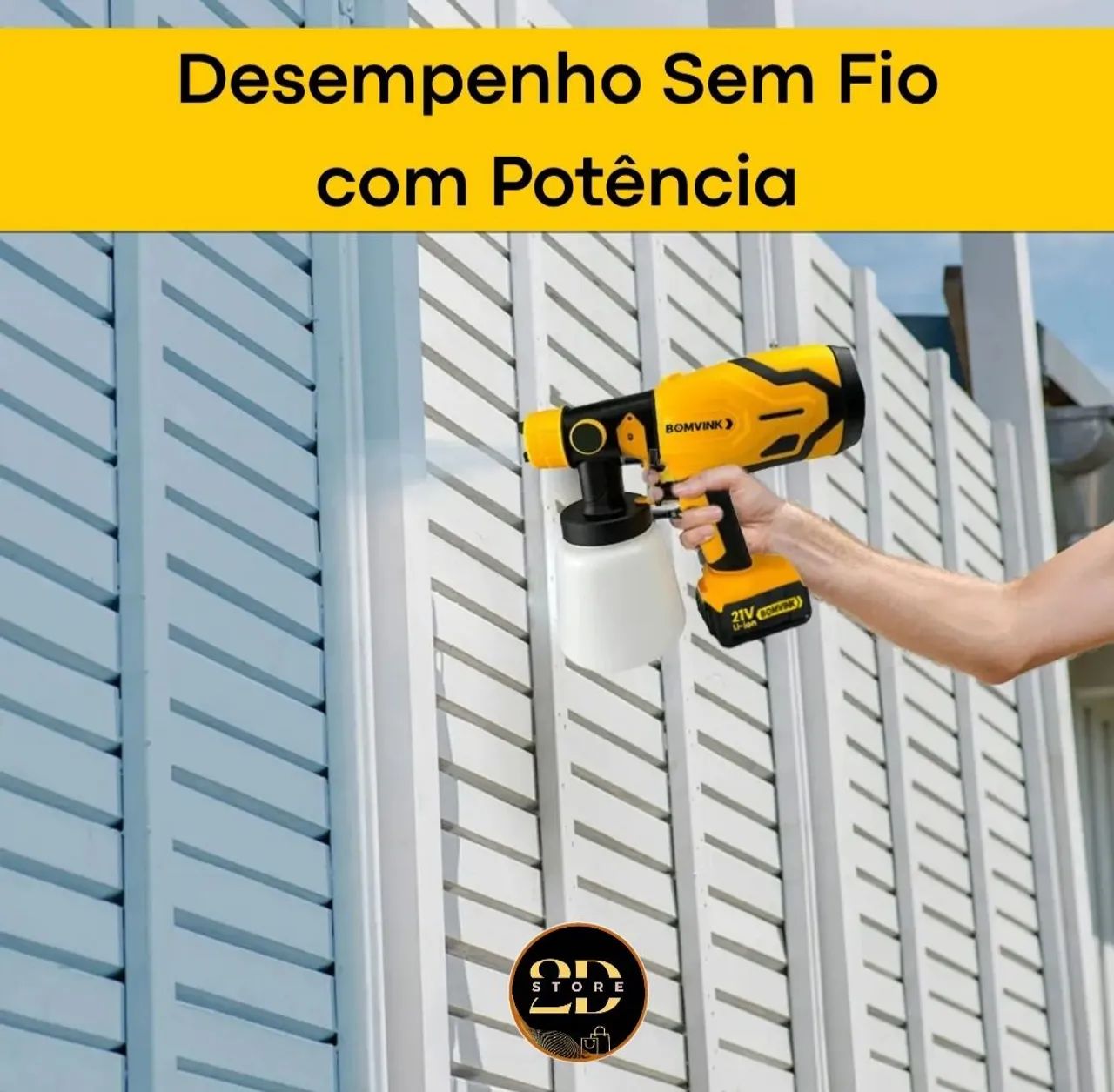 PISTOLA DE PINTURA PORTÁTIL BOMVINK  - Foto 6