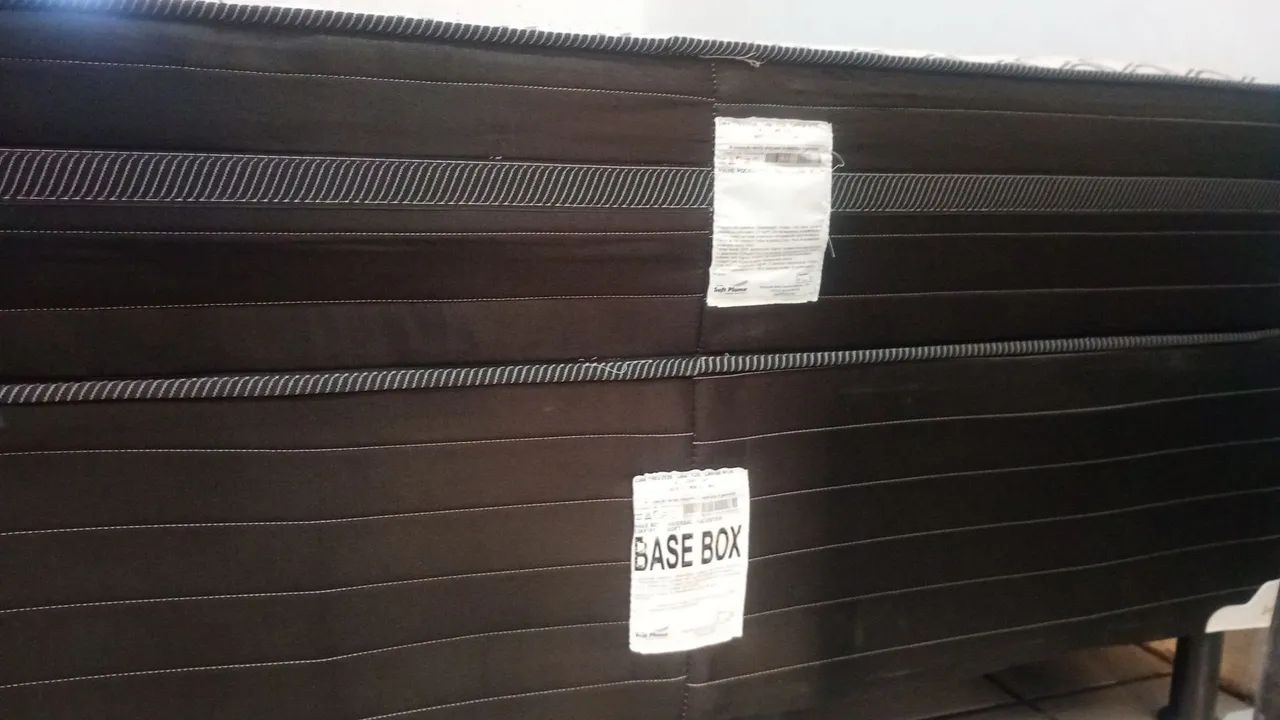 Cama box casal com molas 
