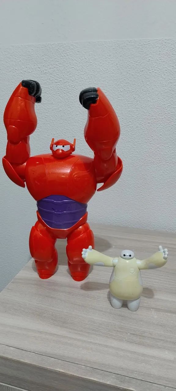 2 Bonecos Big Hero Baymax - Bandai - Foto 3