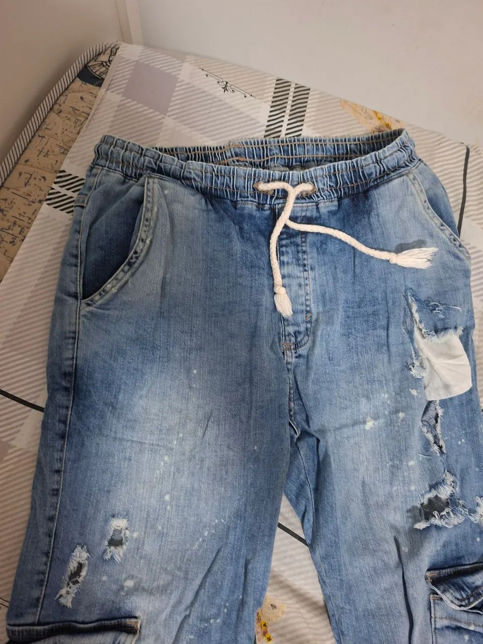 Calça Jeans Pra Sair Logo - Foto 2
