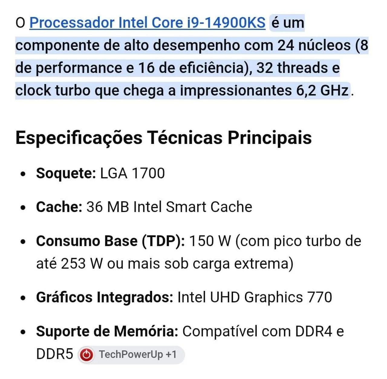 i9 14900ks - Novo - Foto 3