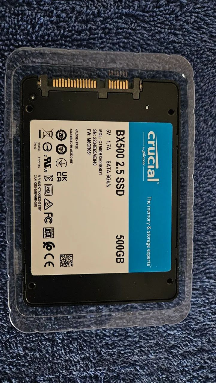 Ssd clucial e WD de 480GB e 500GB  - Foto 2