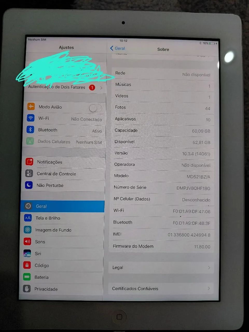 IPAD 4° Geração 