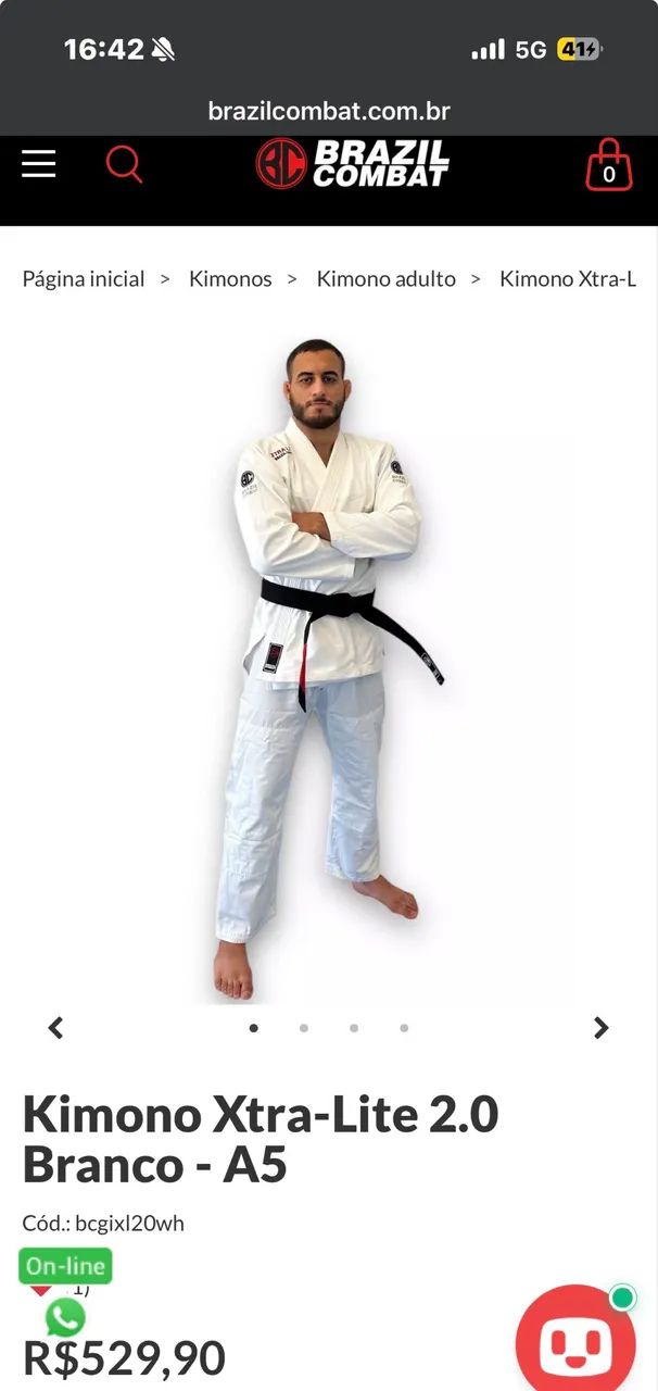Kimono JIU-JITSU PROMOÇÃO 