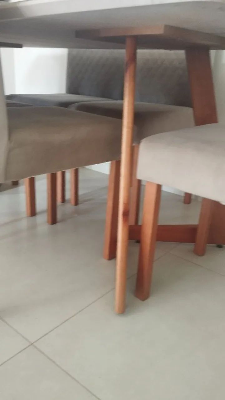Mesa de madeira pura - Foto 5