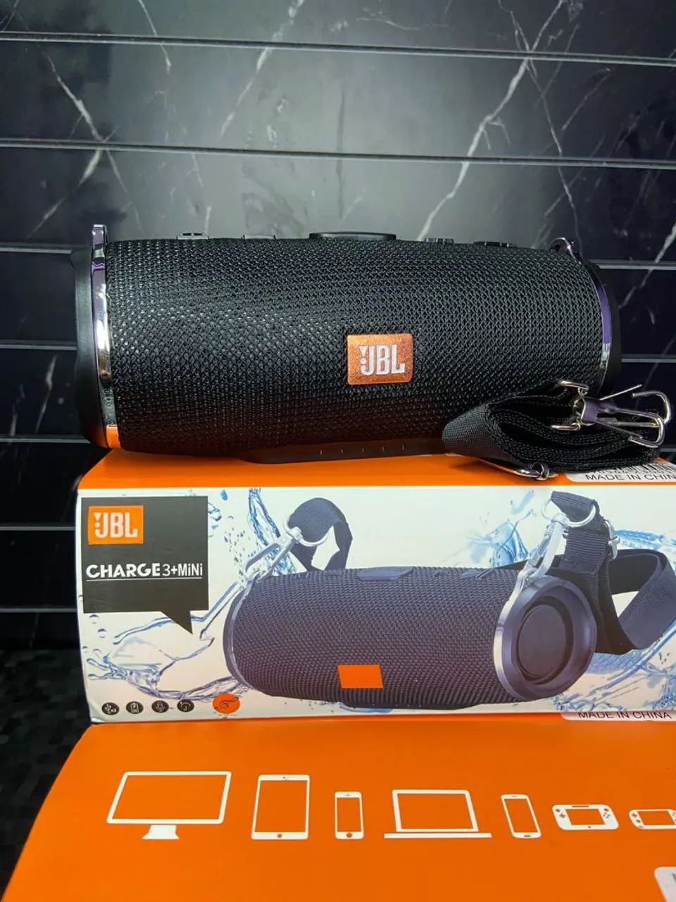 Caixa de som Bluetooth- mini charge 3 - resistente a água 