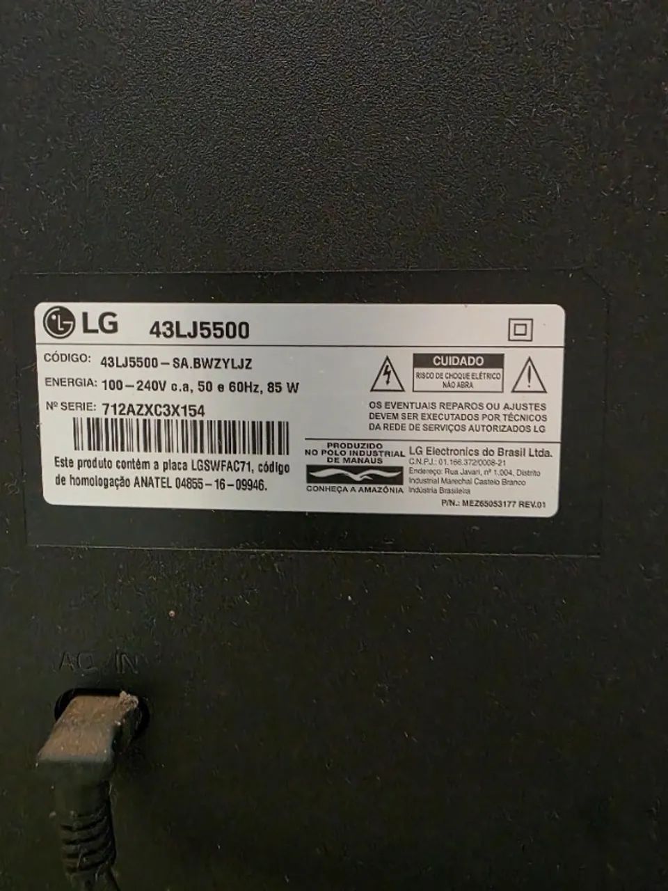 TV LG 43 43LJ5500 smart - Foto 2