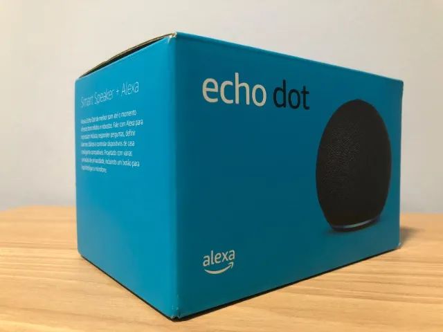 Alexa Echo Dot. 5º geração. Na caixa.