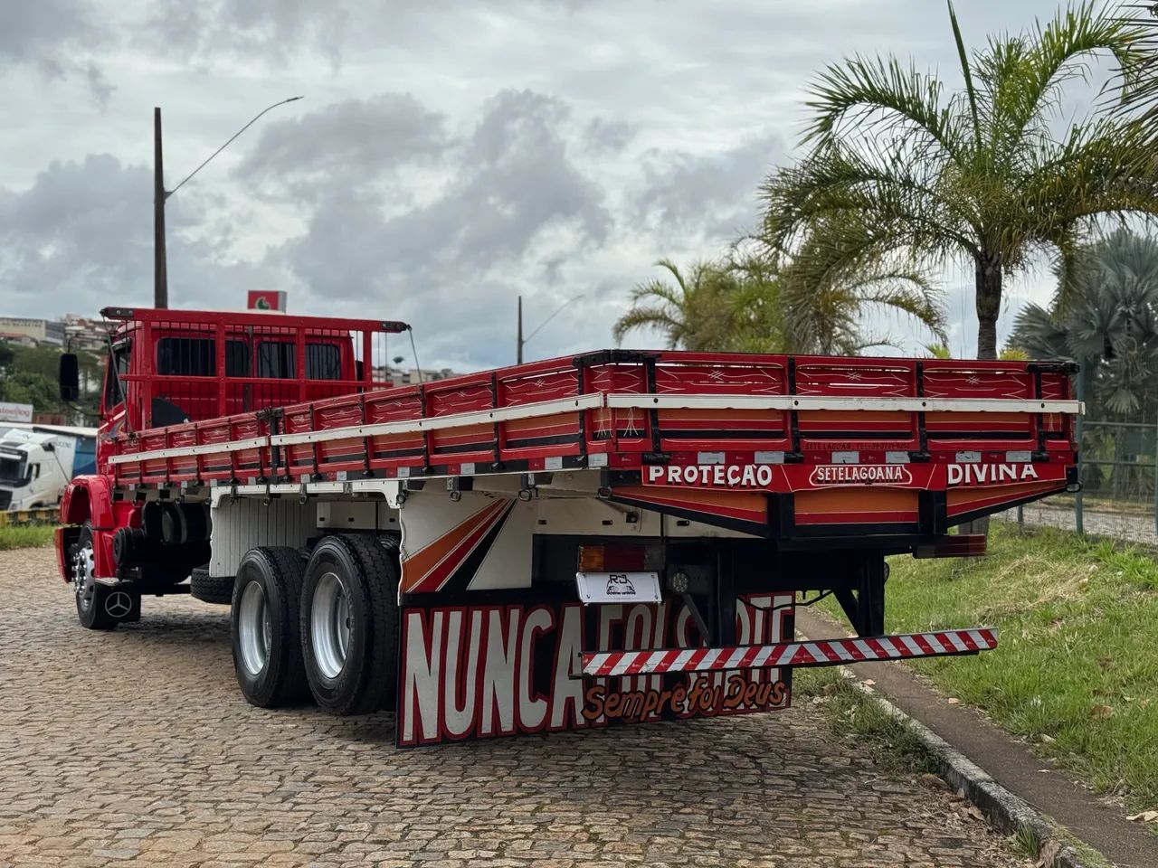 MB 1620 TRUCK CARROCERIA NOVA 8.20 MTS TOP DE TUDO - Caminhões