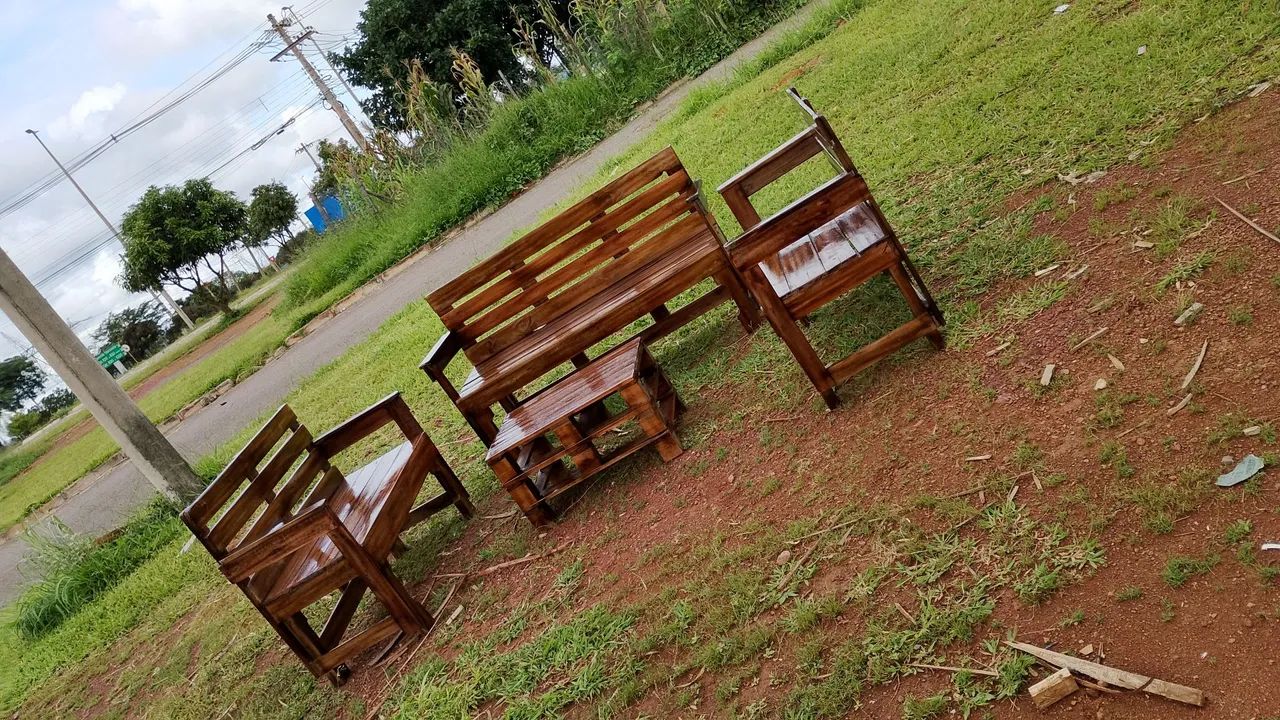 Jogo de bancos a pronta entrega  - Foto 2