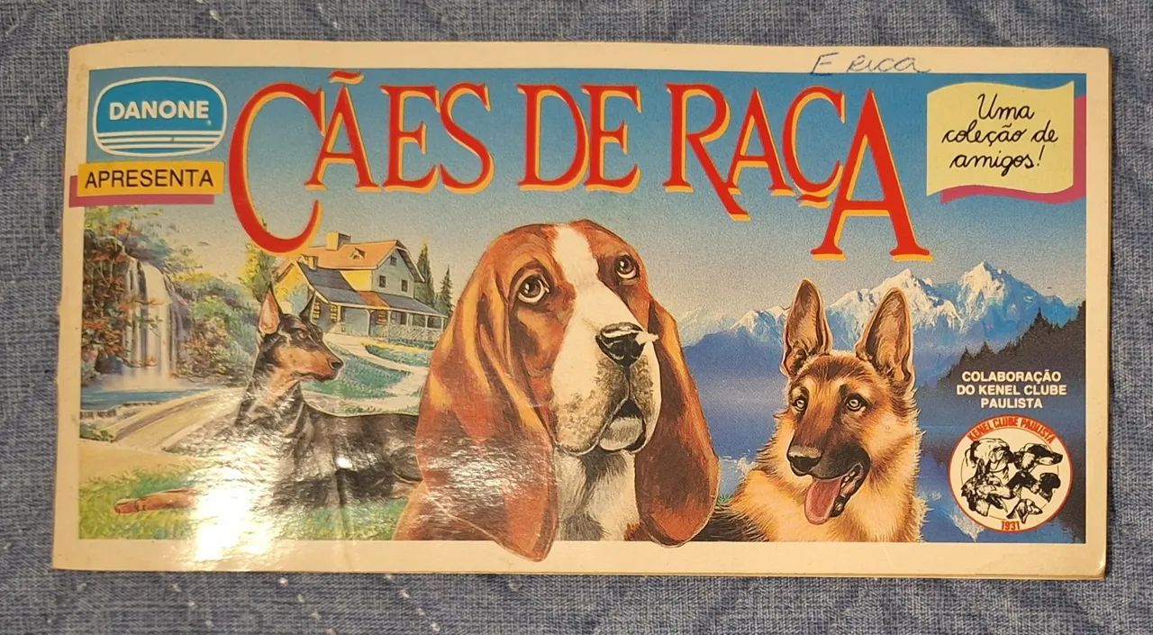 Álbum de Figurinhas Cães de Raça Danone