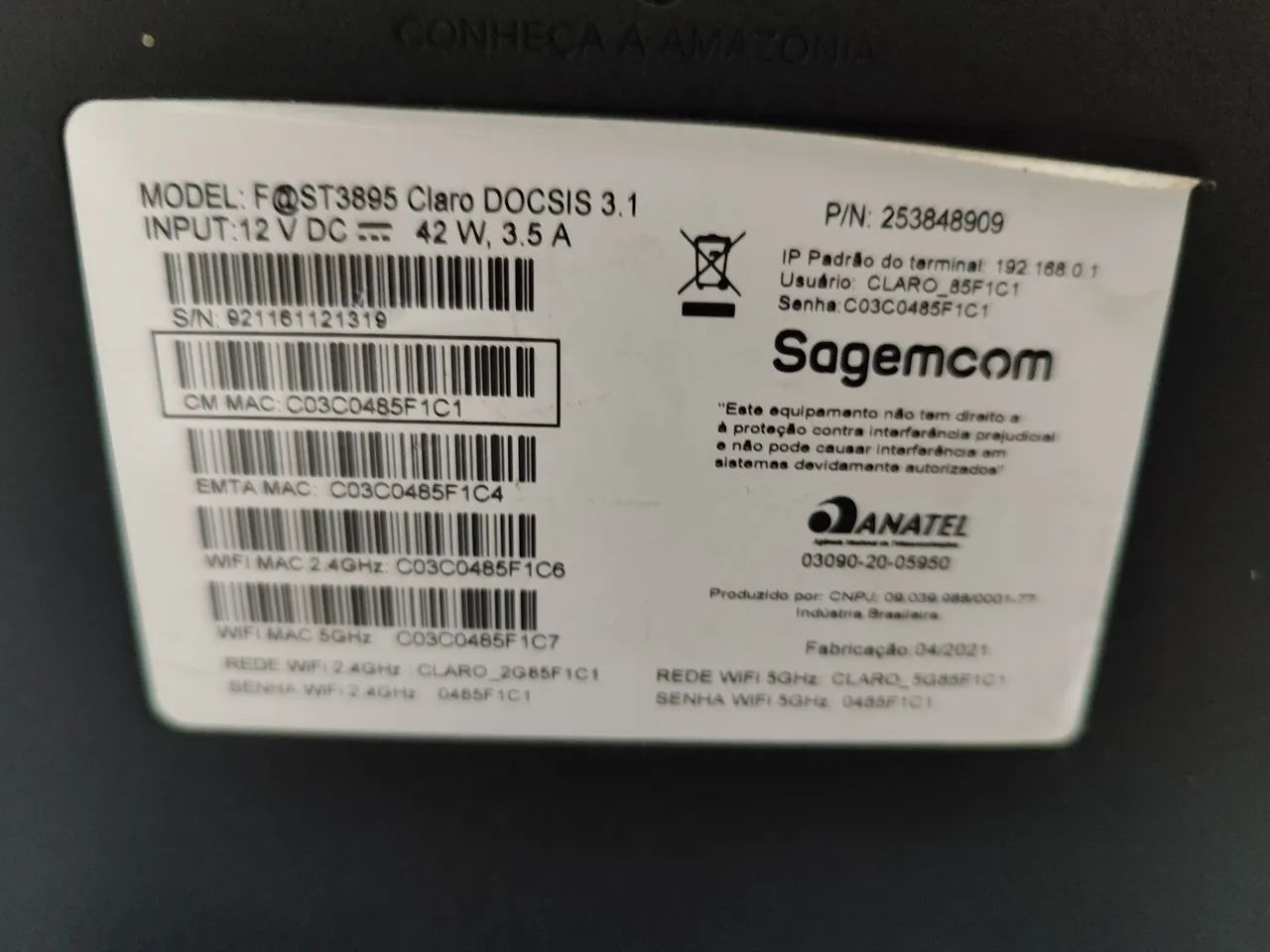 Modem da Claro  - Foto 5