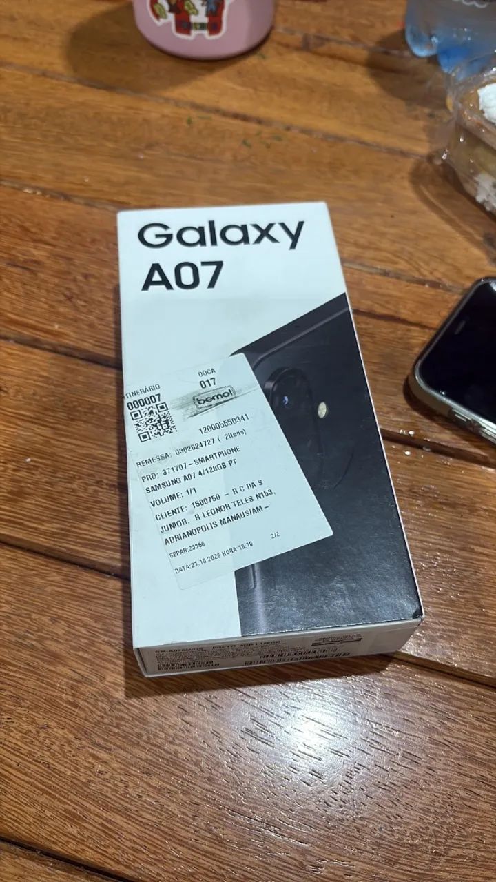Samsung Galaxy A07 lacrado