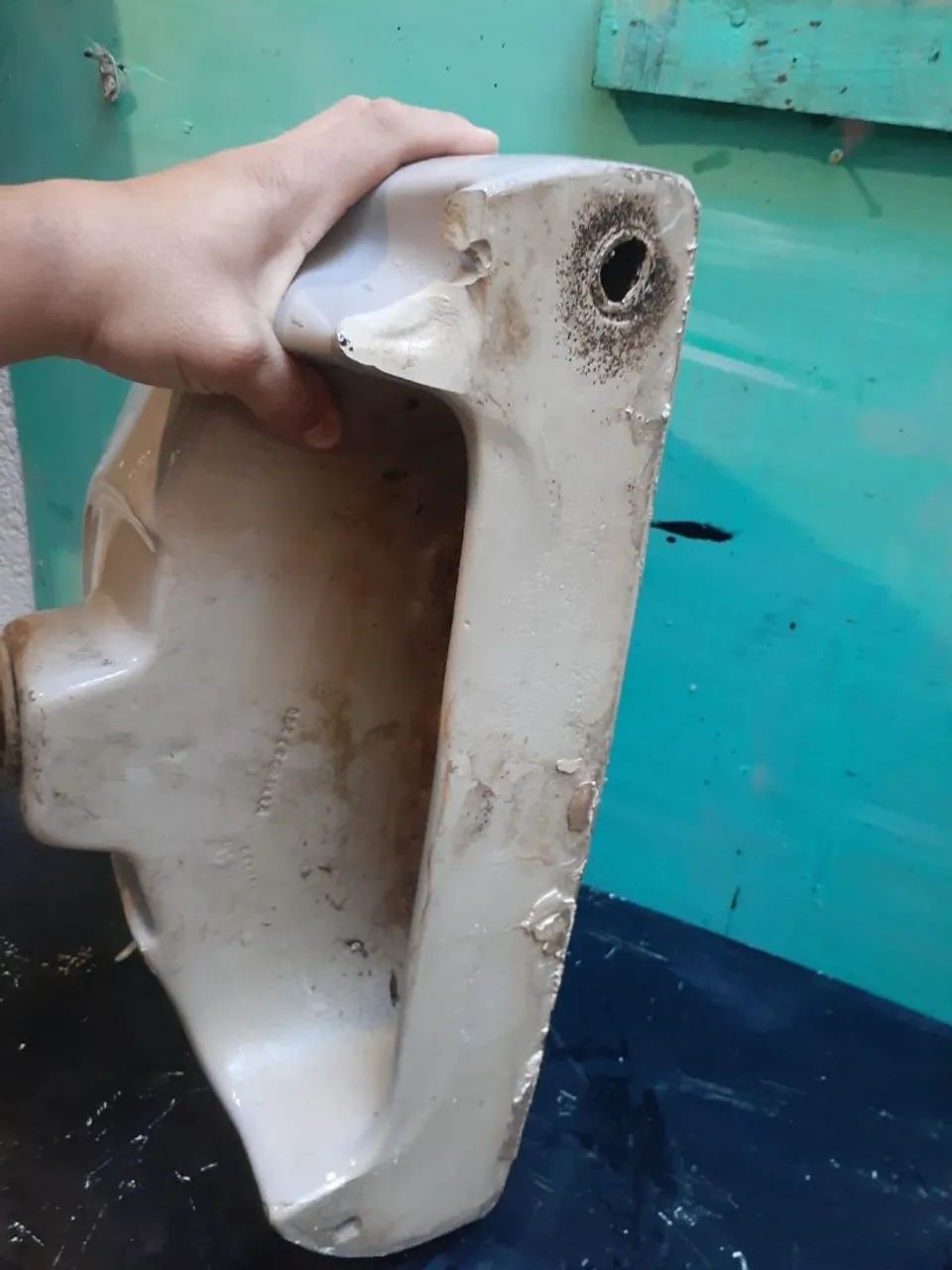 Pia cinza ,sem a coluna ,e com detalhe! - Foto 3
