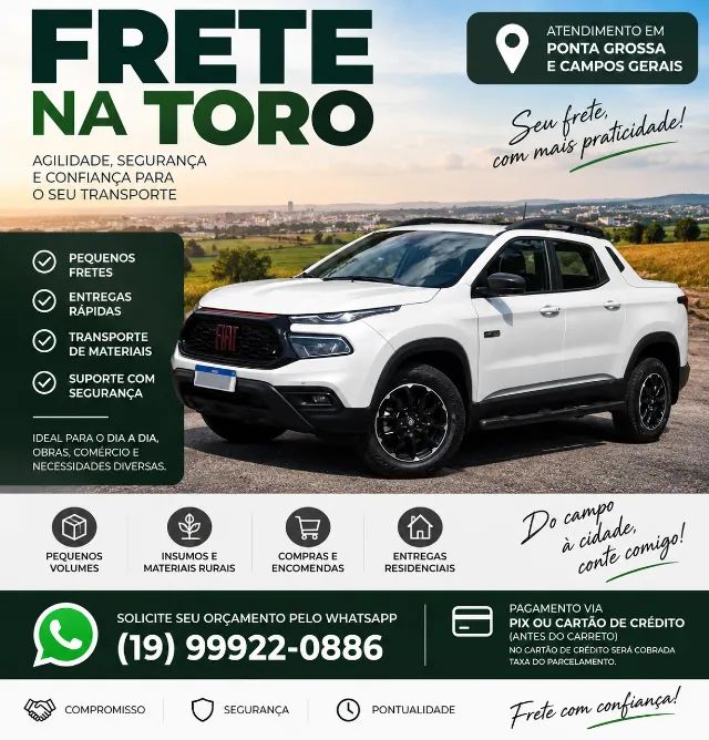 Frete e Carreto em Ponta Grossa e Região 
